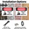 Signmission Look Out For Forklifts, 18 in W x Rectangle, Plastic OS-2PACK-DS-P-1218-L-1440 - alternate 3
